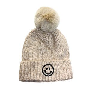 LIGHT BEIGE - INFANT’S/TODDLER’S WINTER WOOL HAT